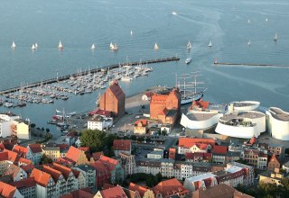 View of Stralsund harbor island, © Tourismuszentrale Hansestadt Stralsund