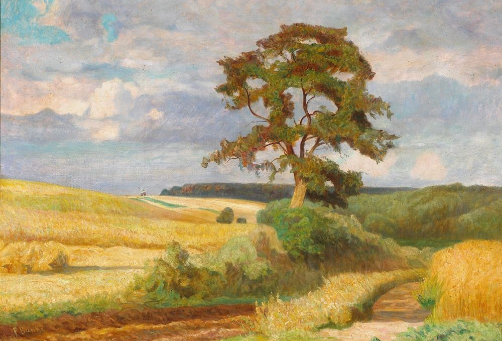 Franz Bunke, country way, © Kunstmuseum Schwaan