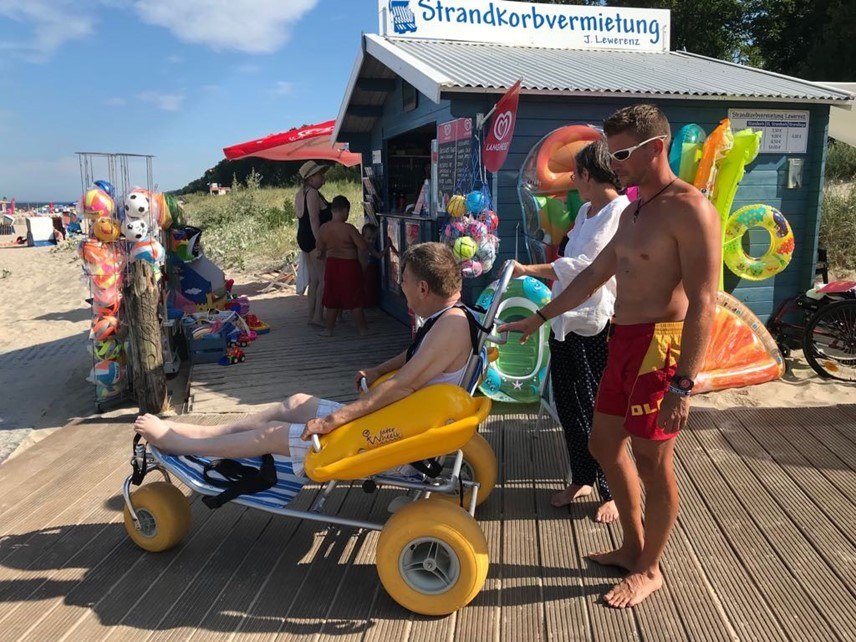 accessible beach accessibility, © Kurverwaltung Ostseebad Ückeritz