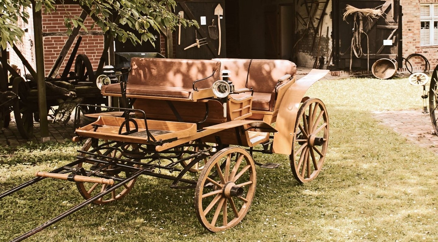 Courtyard with carriage, © Heimatverein Lieper Winkel e.V.