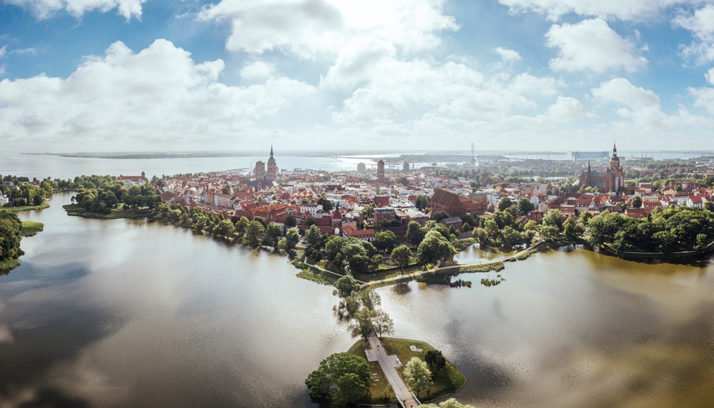 Wonderful view of the Hanseatic city of Stralsund., © TMV/Gänsicke