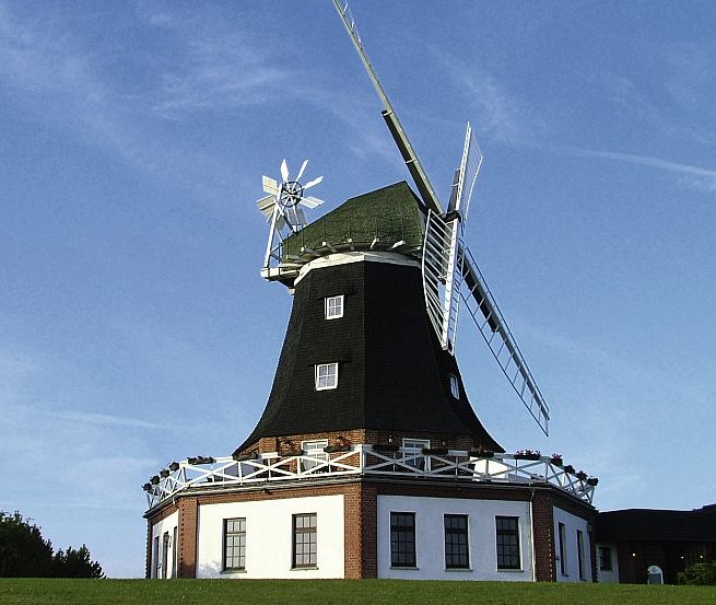 Popular excursion destination and landmark of Klütz is the Dutch Windmill, © Stadtinformation Klütz