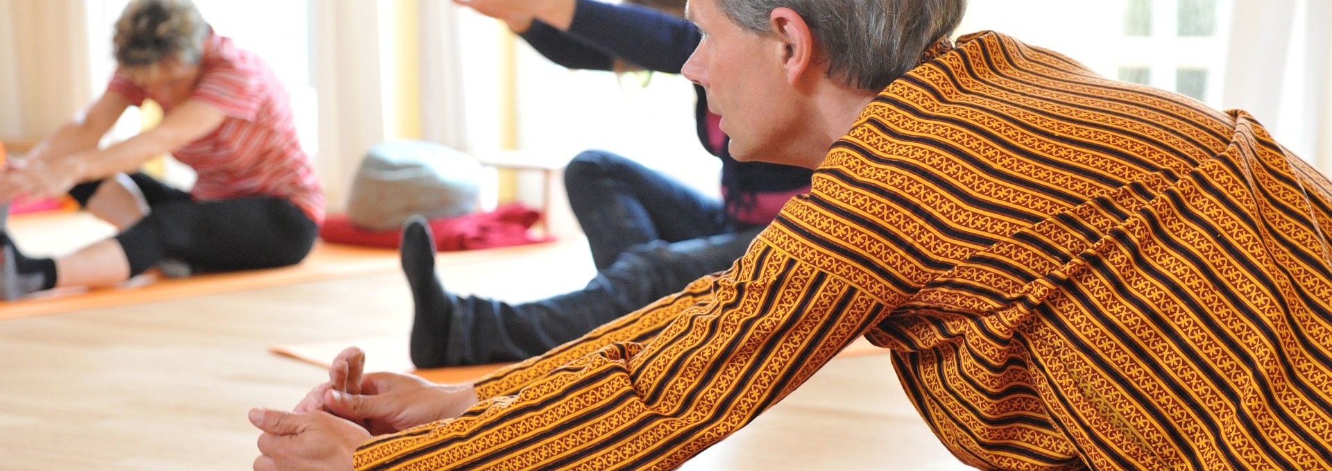 Yoga in our GesundSein center, © ginkgomare