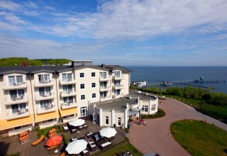 Hotel view with sea view, © Jochen Tack, Hotel Bernstein