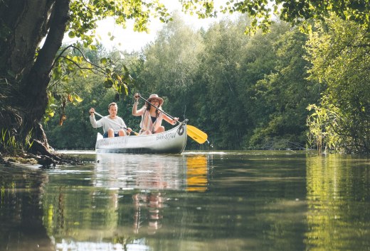 Natural canals connect the lakes in the Mecklenburg Lake District, © TMV/Witzel