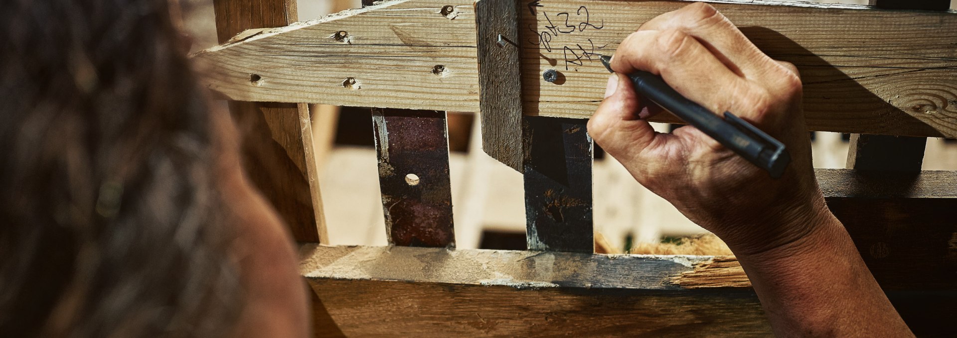 Repair and new construction of wooden boats in the boatyard Freest, © TMV@pocha.de