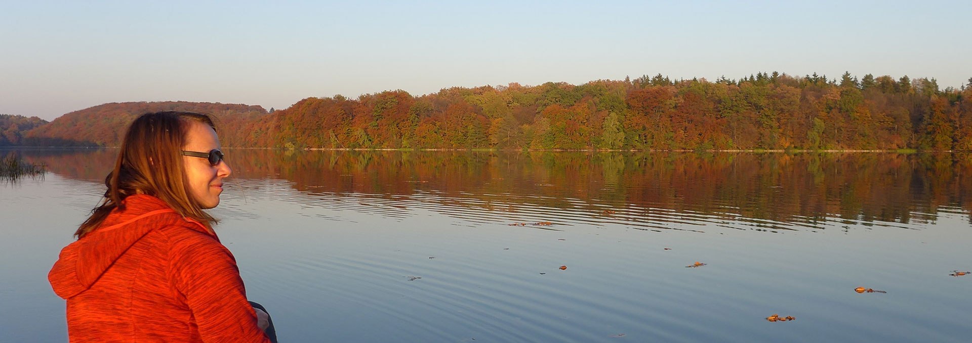 Enjoy the Indian summer in the evening red by canoe on the Narrow Luzien., © Traugott Heinemann-Grüder