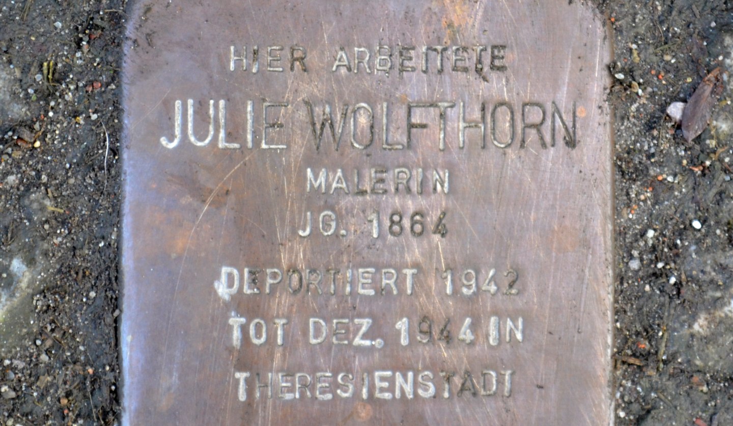 Julie Wolfthorn's stumbling block, © Hiddenseer Hafen- und Kurbetrieb