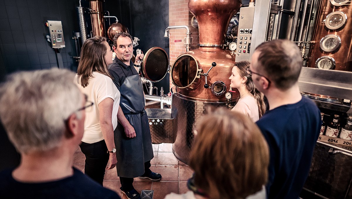 Distillery tour, © Foto: Störtebeker Braumanufaktur GmbH