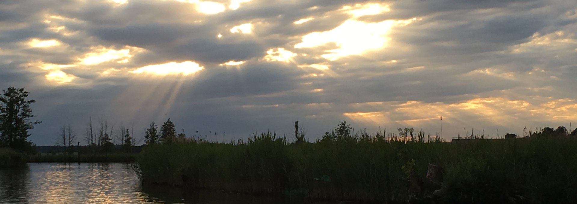 Evening mood on the Peene, © Mecklenburgische Seenplatte