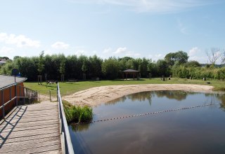 View of the natural bathing place at the campsite, © Peenecamp