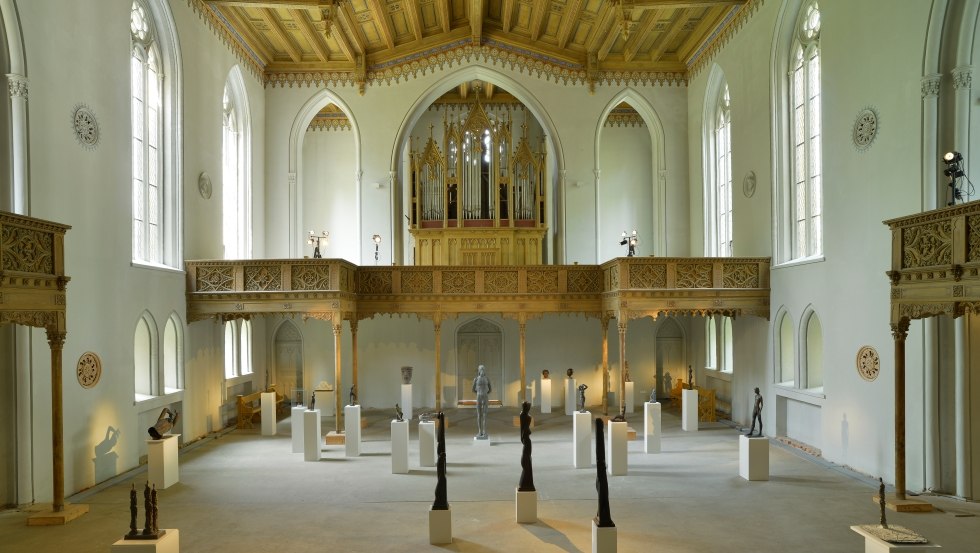 Plastic gallery castle church, © Stadt Neustrelitz/Roman Vitt Fotografie