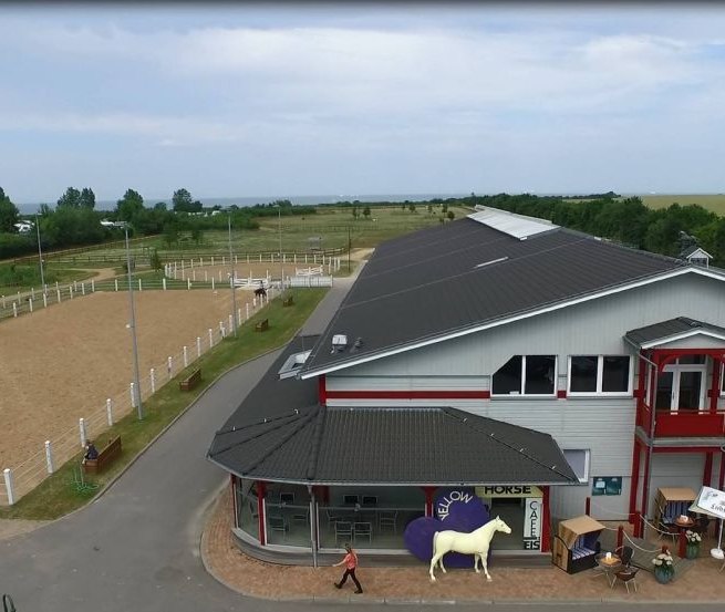 Aerial view of the riding camp, © Pension Reitcamp Börgerende