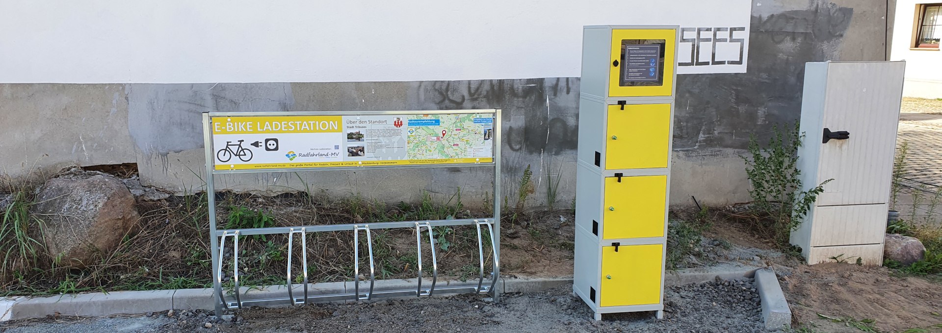 e-bike-charging-station-tribsees, © Amt Recknitz-Trebeltal