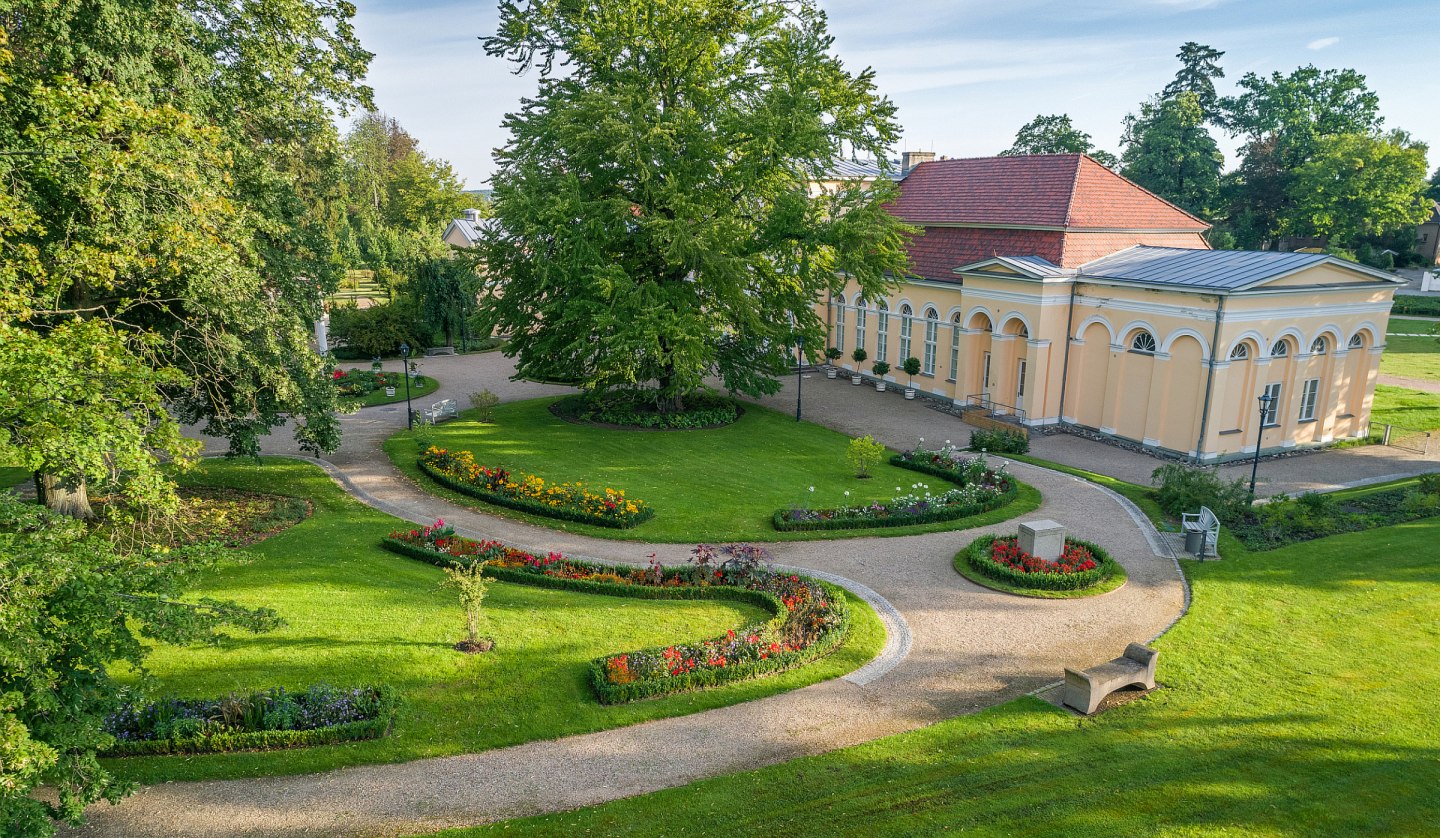 Palace garden with orangery in Neustrelitz, © SSGK MV / Funkhaus Creative