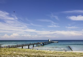 Guest attraction at the Baltic Sea - the Zingst pier., © Sarah Kunze