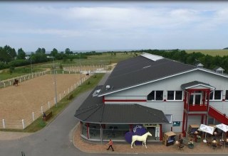 Aerial view of the riding camp, © Pension Reitcamp Börgerende