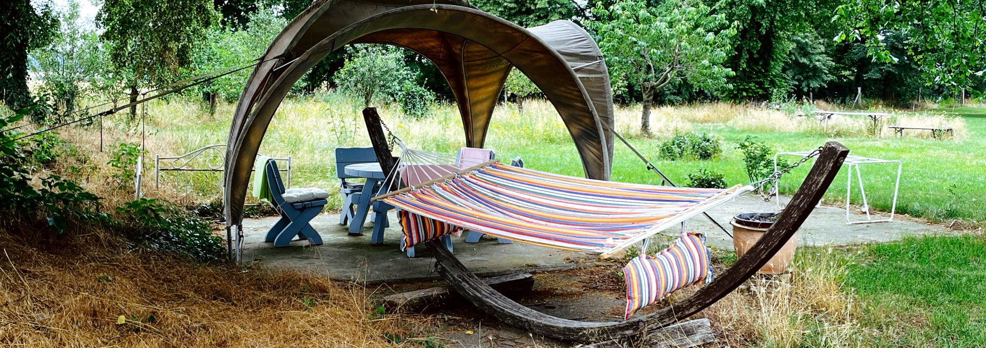 Cozy oases of tranquility in Boldekow Manor Park, © Gutshaus Boldekow / Anja Thonig