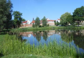 The green oasis of Malchin (city view from the park), © Monika Kröger