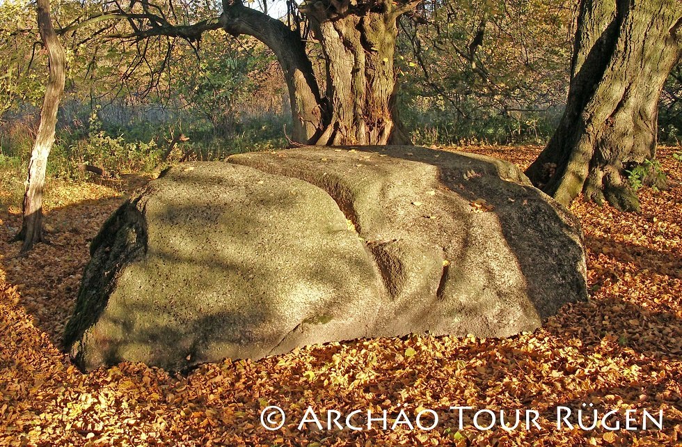 Quoltitz sacrificial stone, © Archäo Tour Rügen