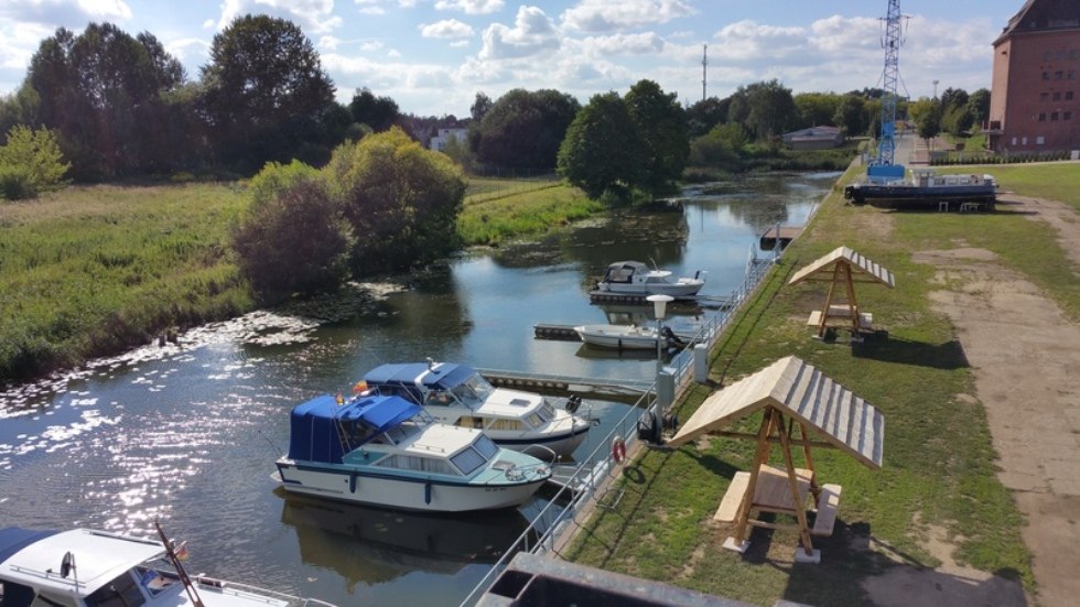 Marina with resting places, © Lübzer Bootspension