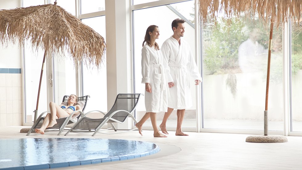 Mirow Spa in the hotel has a pool - free of charge for guests., © Ferienpark Mirow GmbH