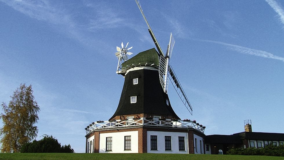 Popular excursion destination and landmark of Klütz is the Dutch Windmill, © Stadtinformation Klütz