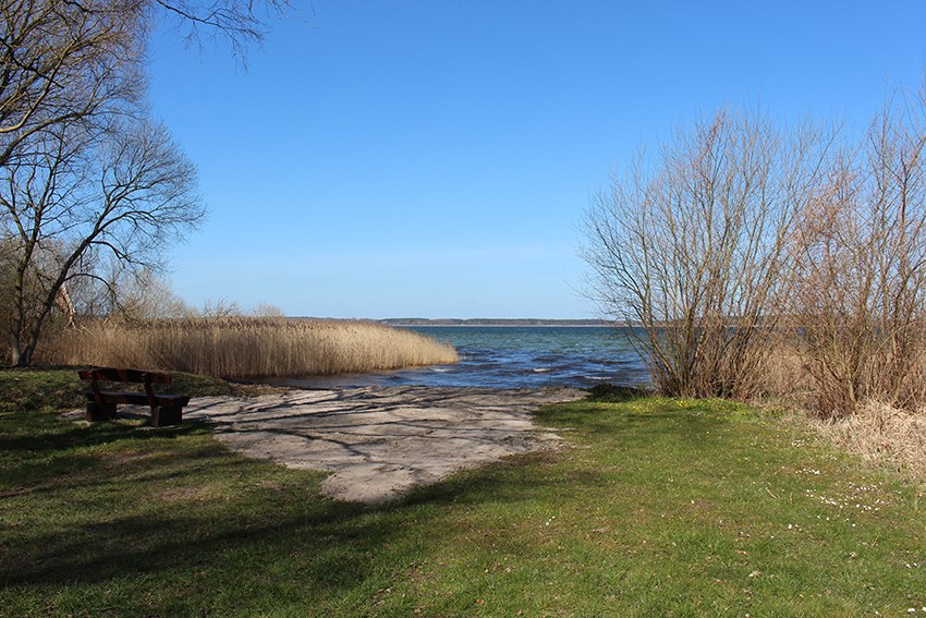 Fenced dog beach in Untergöhren at Fleesensee, © Kur- und Tourismus GmbH Göhren-Lebbin