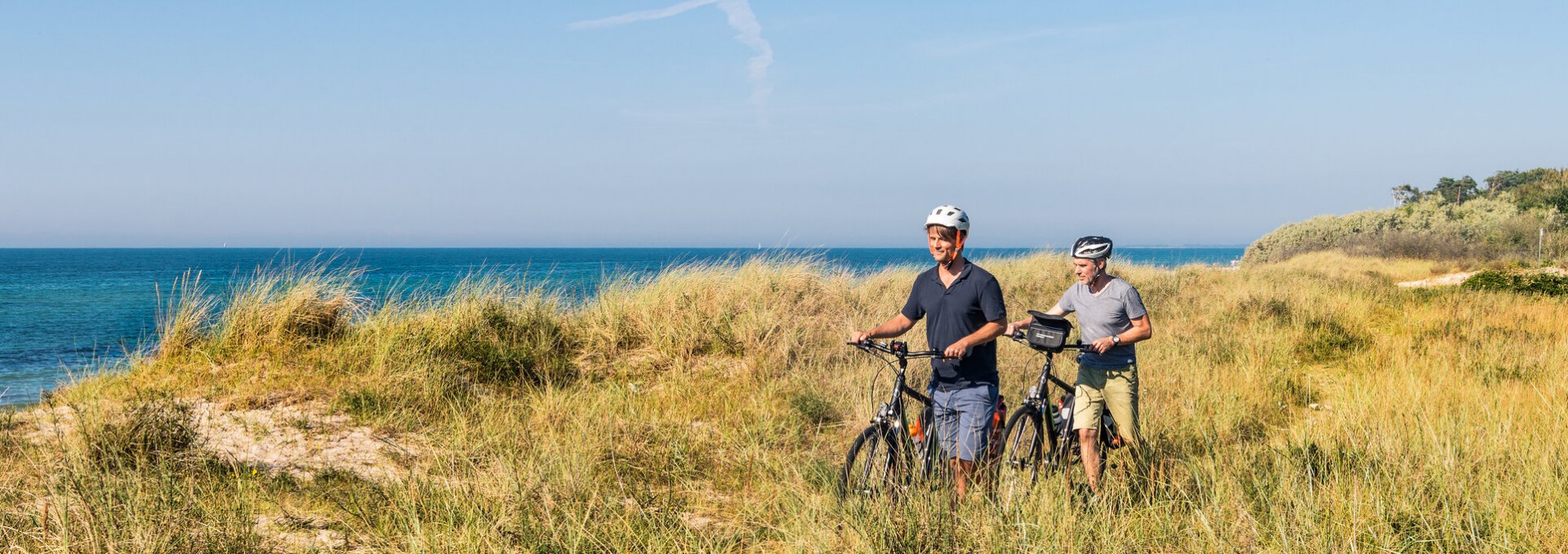 Cycling on the coastal cycle path in Graal-Müritz, © TMV/Süß