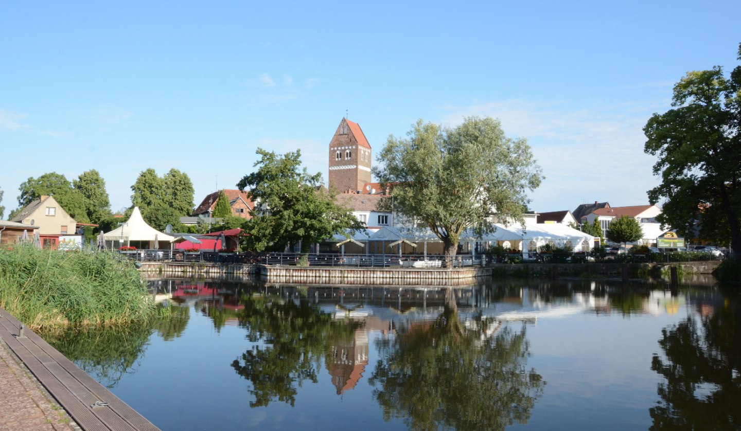 Water hiking rest area at the fishing dam Parchim, © Tourismusverband Mecklenburg-Schwerin