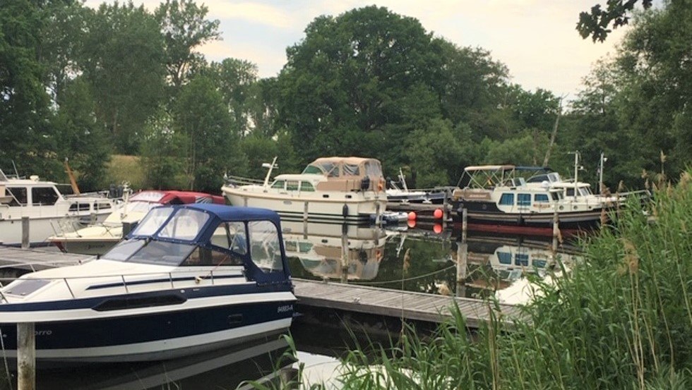 Marina with jetty, © WasserWanderZentrum Dömitz