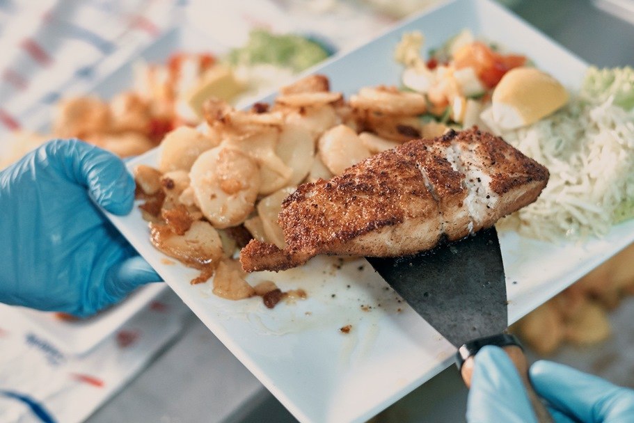 Fried pike perch, © MYFISH-ostsee, © Sebastian Dorbrietz/ WFG Vorpommern