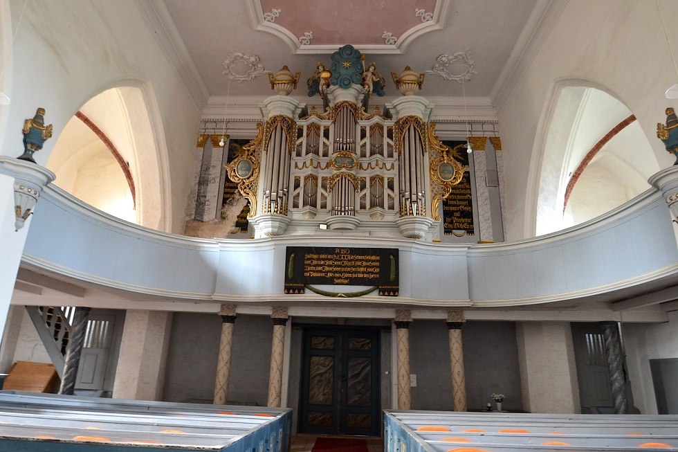 Organ of the St. Jacobi Church in Gingst on the island of Rügen, © Tourismuszentrale Rügen