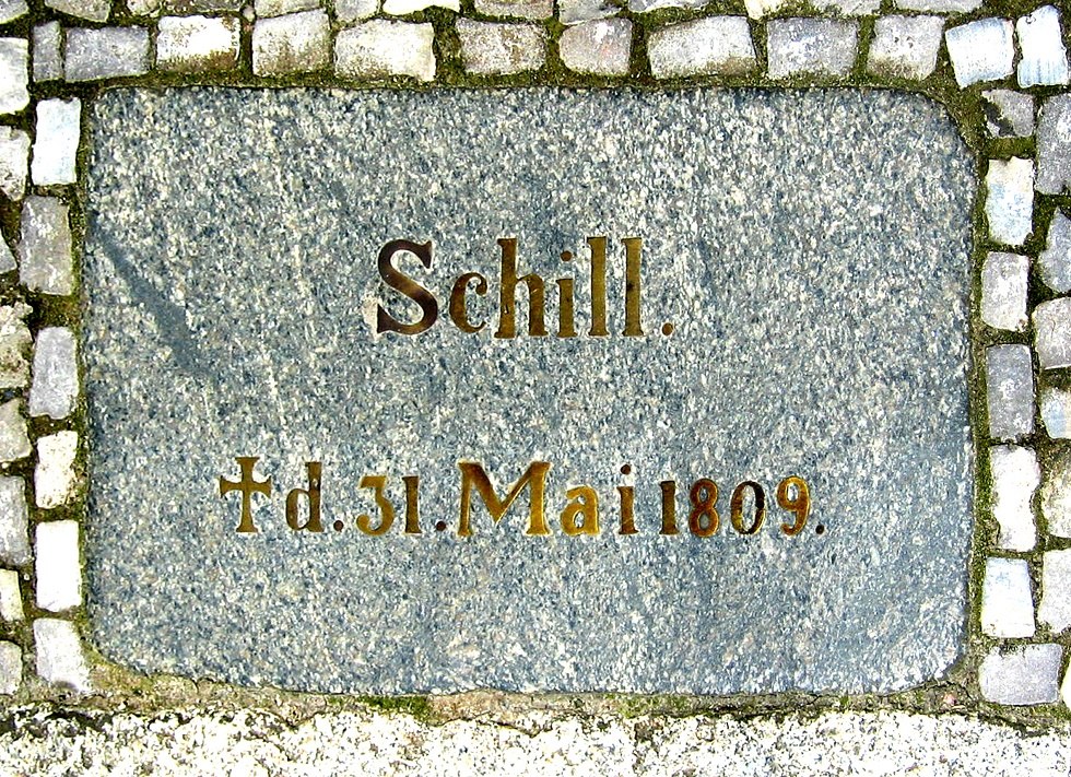 Schill memorial stone, © Tourismuszentrale Hansestadt Stralsund