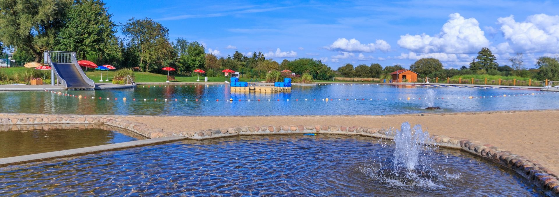 Children's pool with bubble stone, © TFZ Tessin