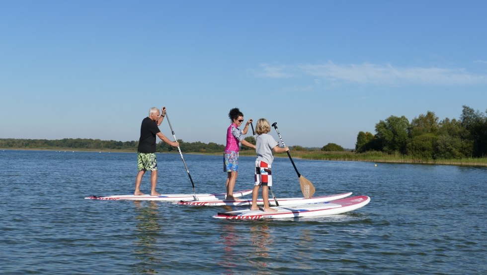 Stand Up Paddling at Fleesensee, © Wassersport Fleesensee