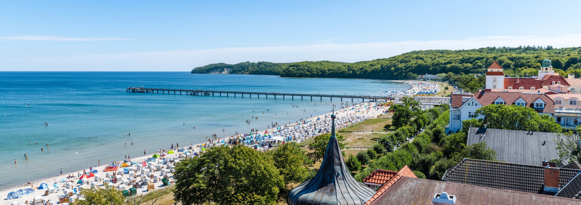View of the pier in the seaside resort Binz, © TMV/Tiemann