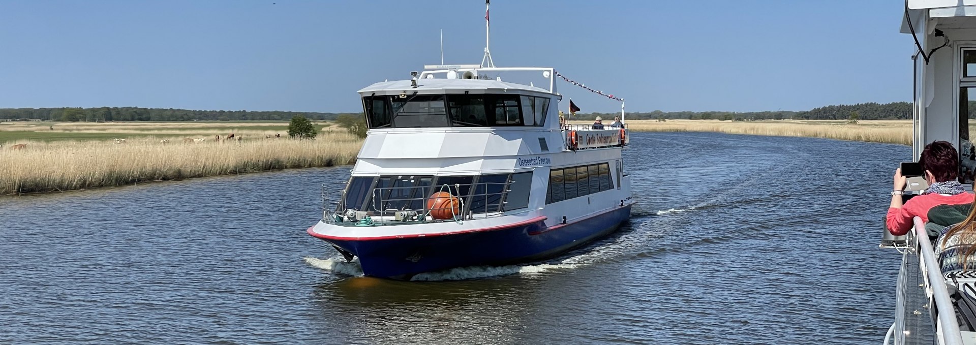 Bodden tour with the Zingst shipping company, © Südliche Boddenküste