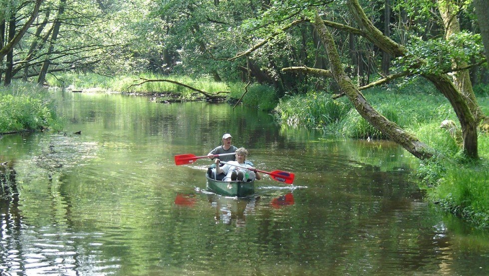 Paddling on the Warnow, directly at the house, © Landhaus Kladow