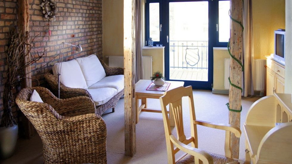 Interior design of an apartment in the tower house, © Turmhaus Kühlungsborn