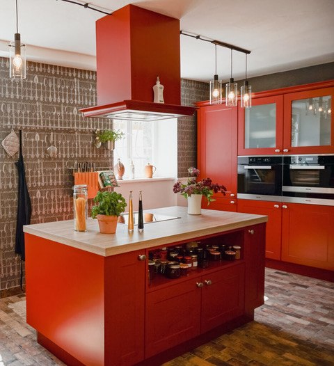 Gevezin Manor House - Communal kitchen, © Iris Tischer