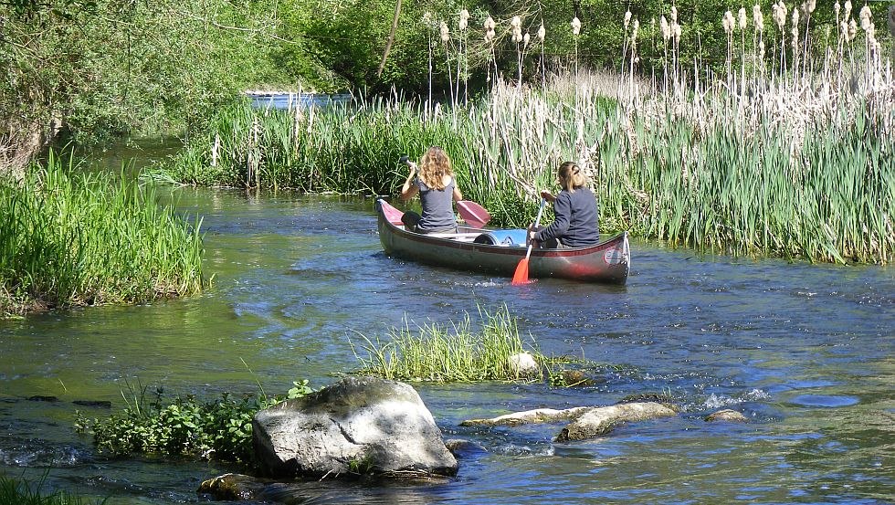 The Warnow River in Eickhof, © Naturdorf Eickhof/Brit Kulla