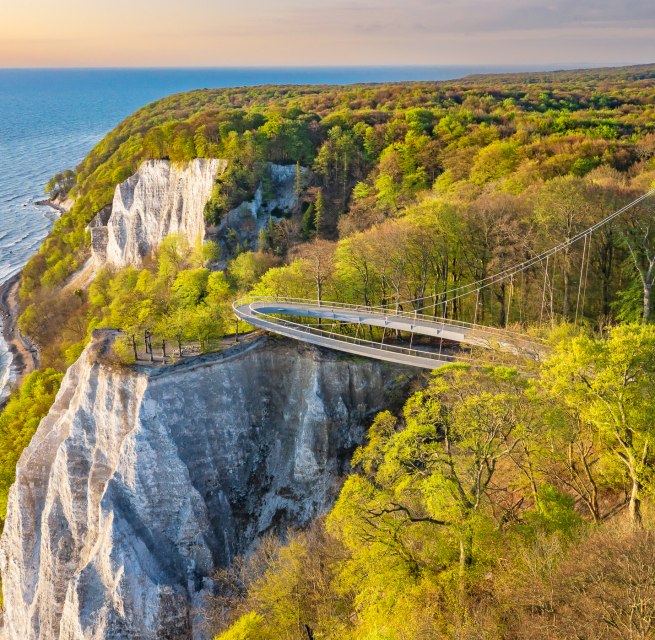 The new Skywalk on the Königsstuhl is open., © NZK | T. Allrich