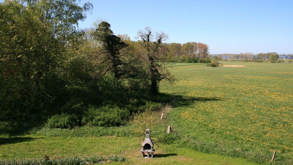 View from the manor house to the salt lagoon, © Klaus-Dieter Bartsch