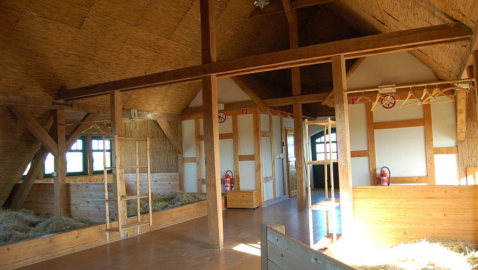 Hayloft with 5 sleeping boxes, © Schittko