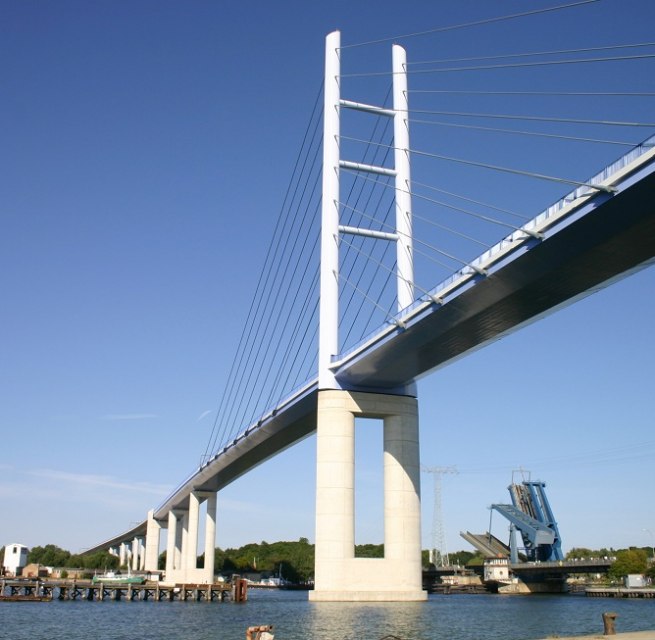 Since 2007, the Rügen Bridge has been a landmark of the Hanseatic City of Stralsund., © Tourismuszentrale Hansestadt Stralsund