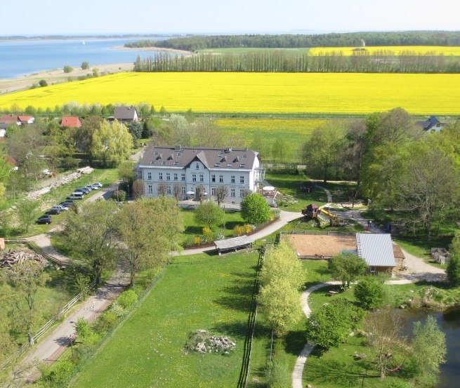 Nisdorf manor from the bird's eye view, © Jürg Gloor, Gut Nisdorf