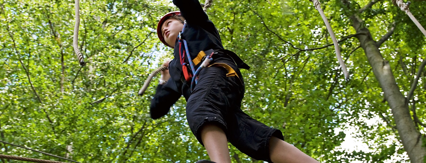 Climbing park in Plau am See, © Kletterpark Plau am See