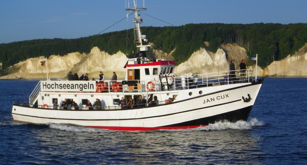 Deep sea fishing trips to the best fishing grounds with MS JAN CUX, © Angel- und Ausflugsschifffahrt Rügen GmbH