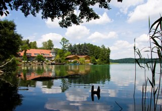 View of the house from the lake, © Altes Zollhaus